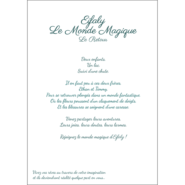 Eifaly Le Monde Magique : Le Retour (Tome 1)